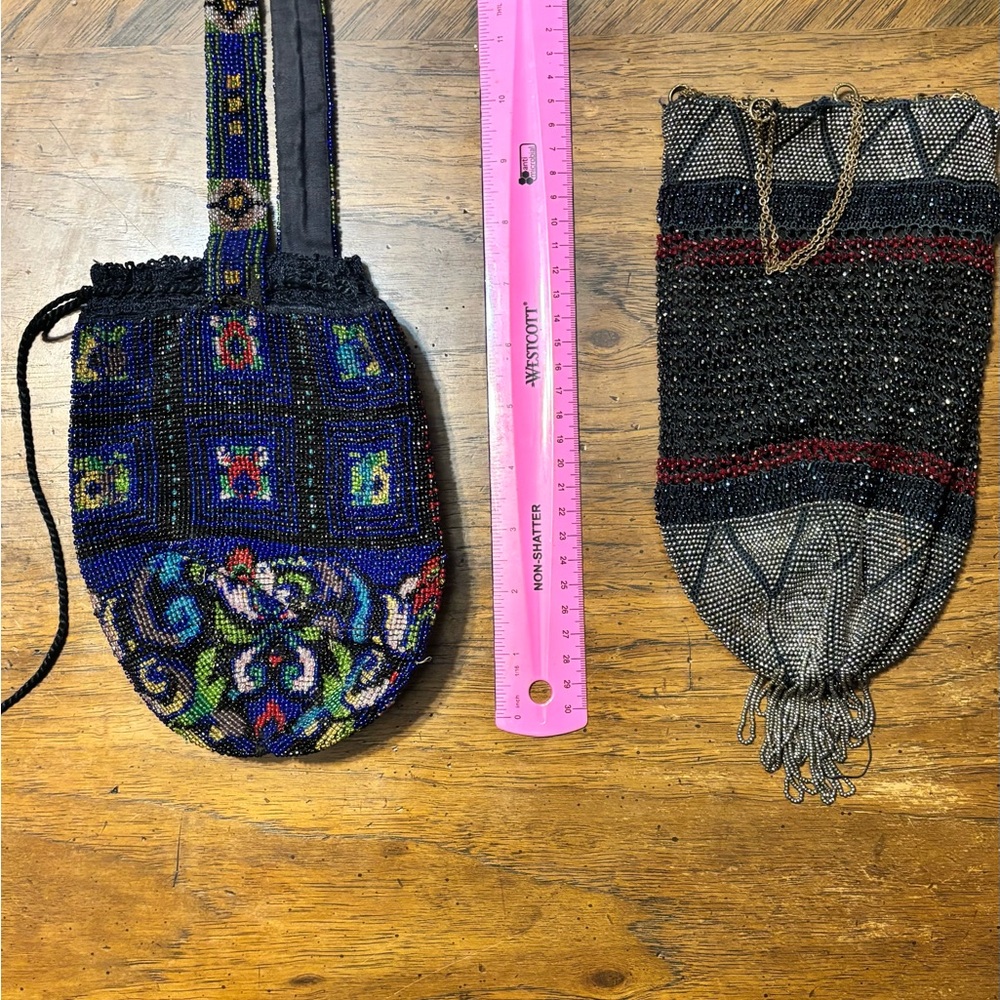 Vintage Beaded Women's Bags - Multicolor